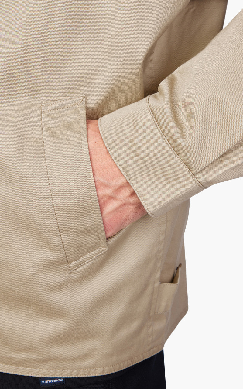 Nanamica GORE-TEX Infinium Chino Crew Jacket Khaki