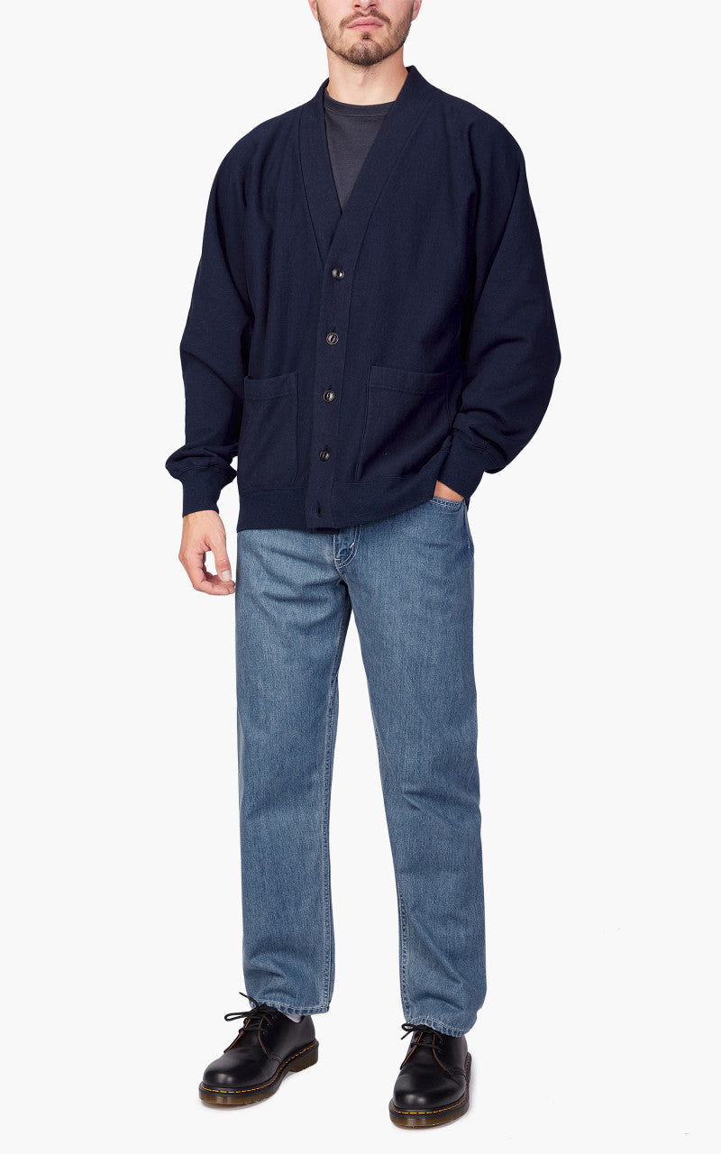 Nanamica Kodenshi Sweat Cardigan Dark Navy