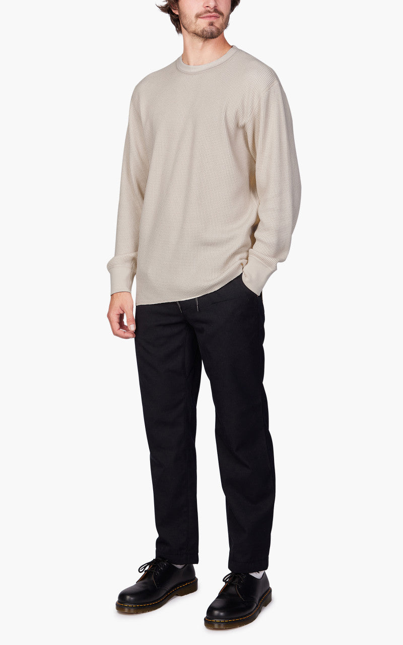 Nanamica Crew Neck L/S Thermal Tee Natural