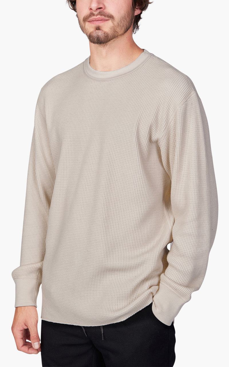Nanamica Crew Neck L/S Thermal Tee Natural
