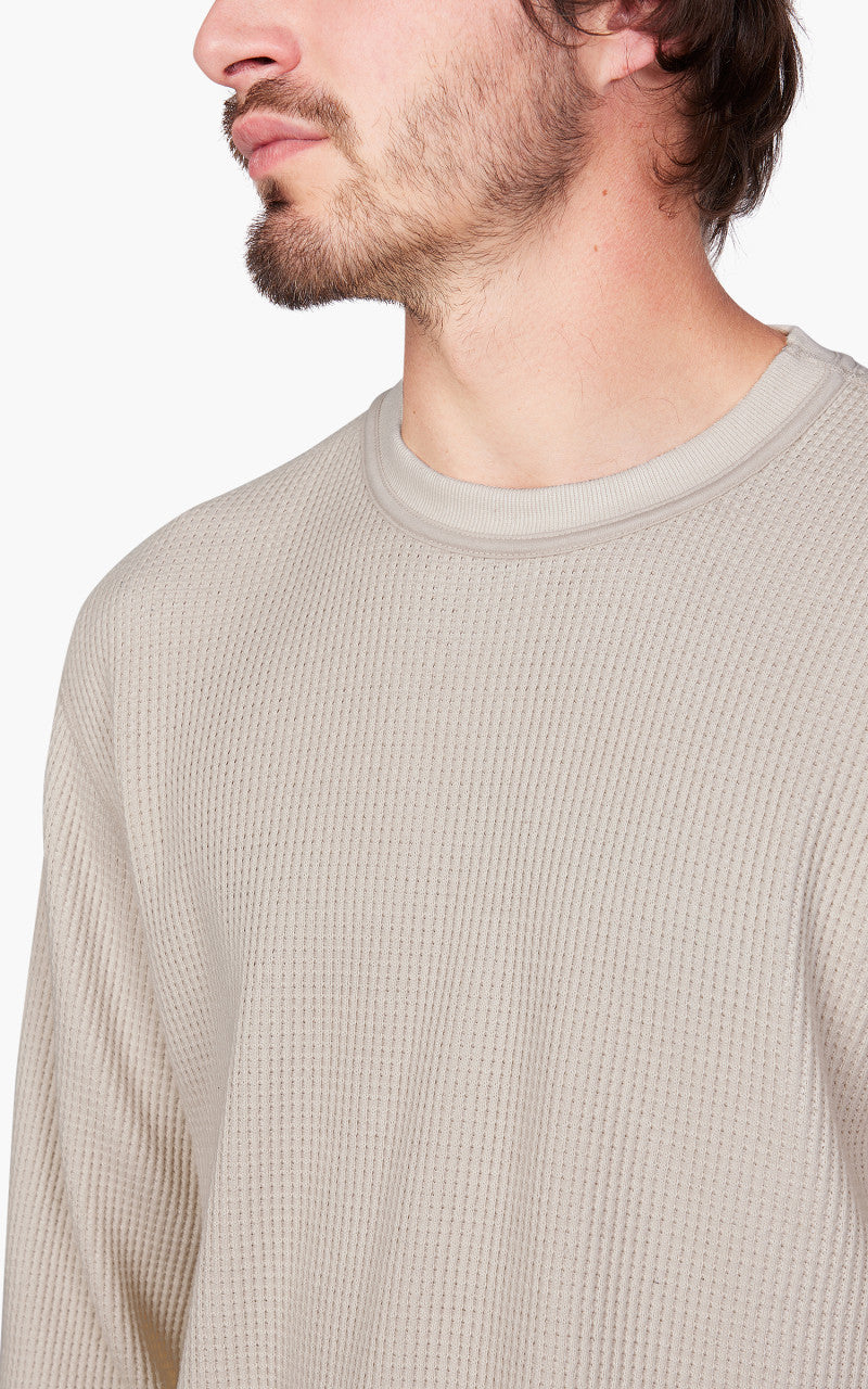 Nanamica Crew Neck L/S Thermal Tee Natural