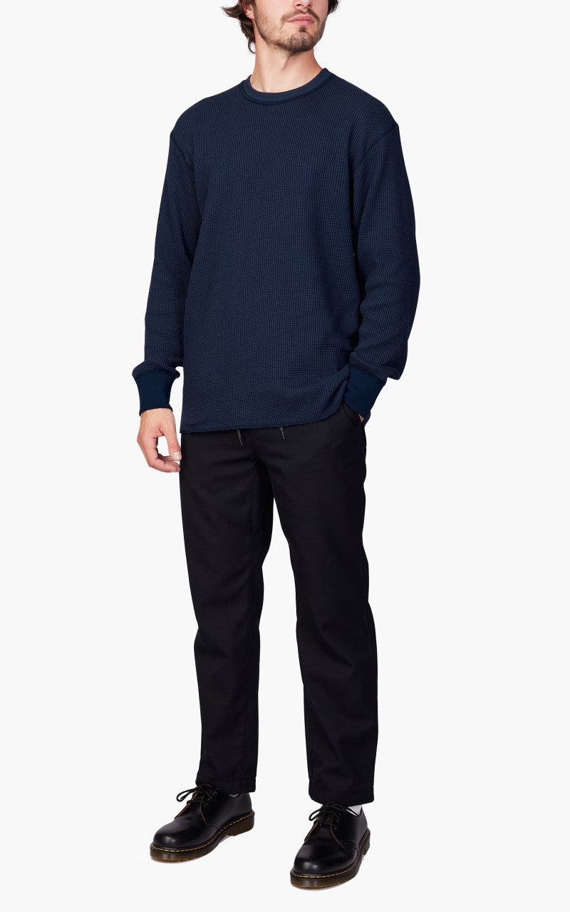 Nanamica Crew Neck L/S Thermal Tee Navy