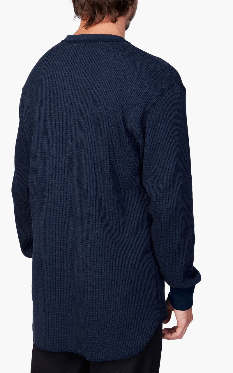 Nanamica Crew Neck L/S Thermal Tee Navy