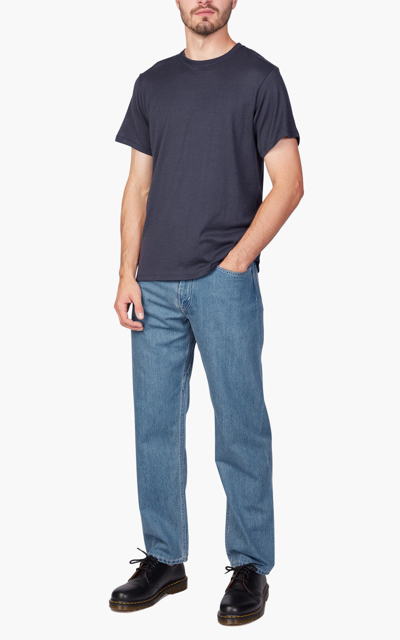 Nanamica Loopwheel Coolmax Jersey Tee Navy