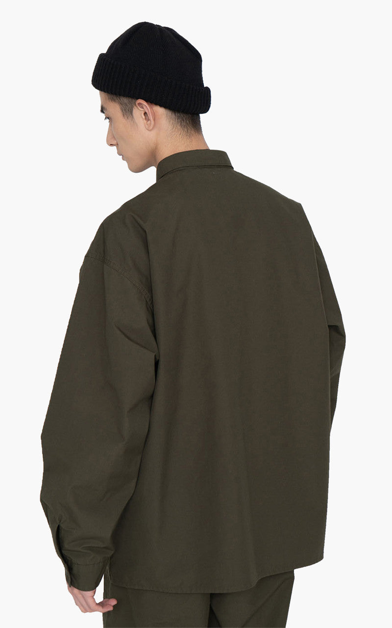 Nanamica Utility Light Wind Shirt Khaki