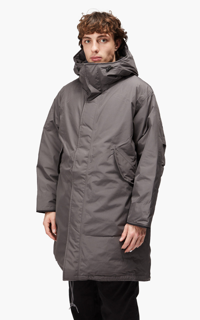 Nanamica GORE-TEX Long Down Coat Grey