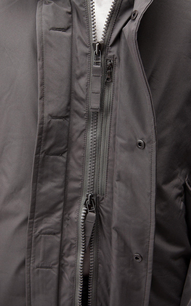 Nanamica GORE-TEX Long Down Coat Grey