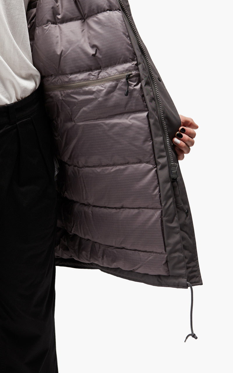 Nanamica GORE-TEX Long Down Coat Grey