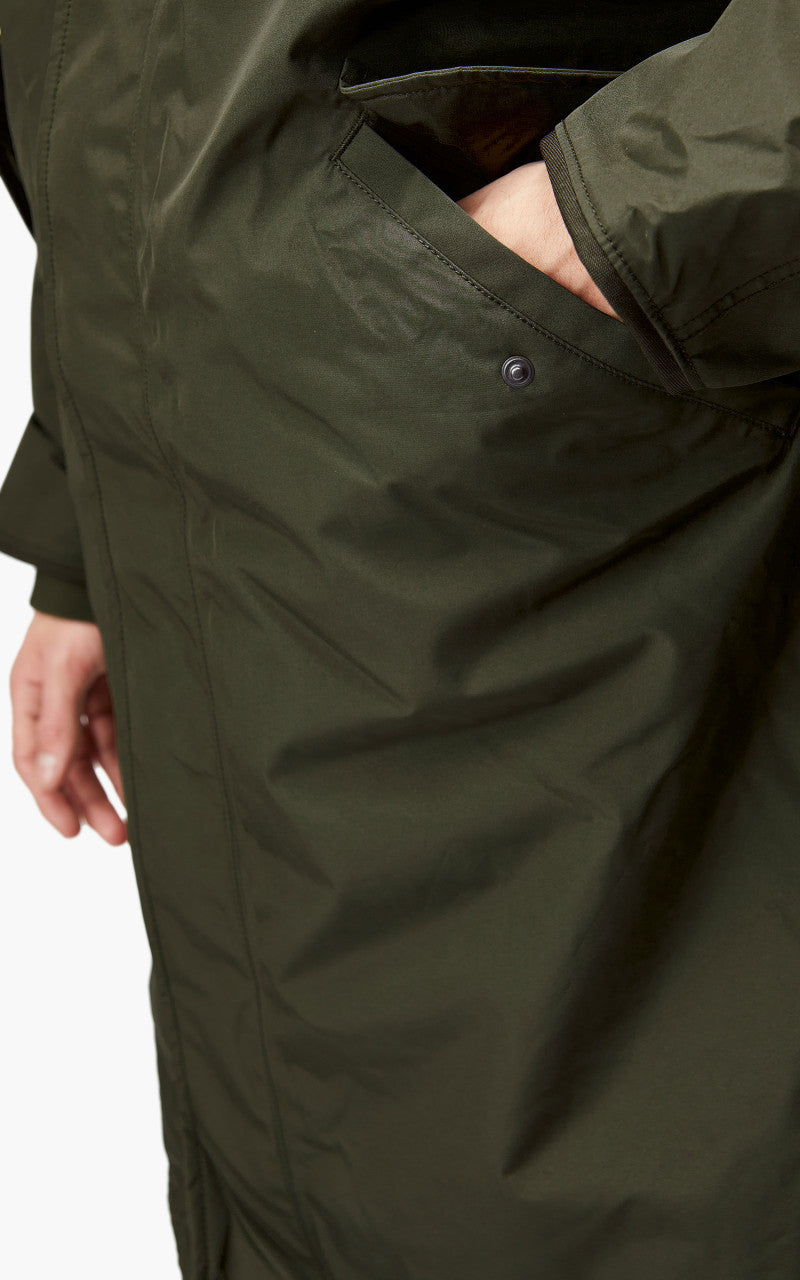 Nanamica GORE-TEX Long Down Coat Khaki Green