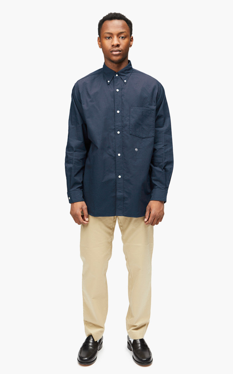 Nanamica Button Down Wind Shirt Navy