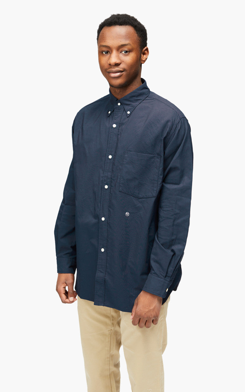 Nanamica Button Down Wind Shirt Navy