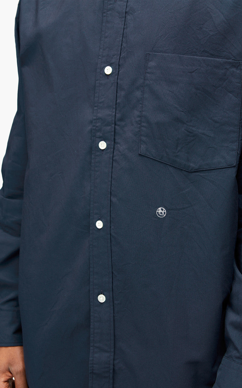Nanamica Button Down Wind Shirt Navy