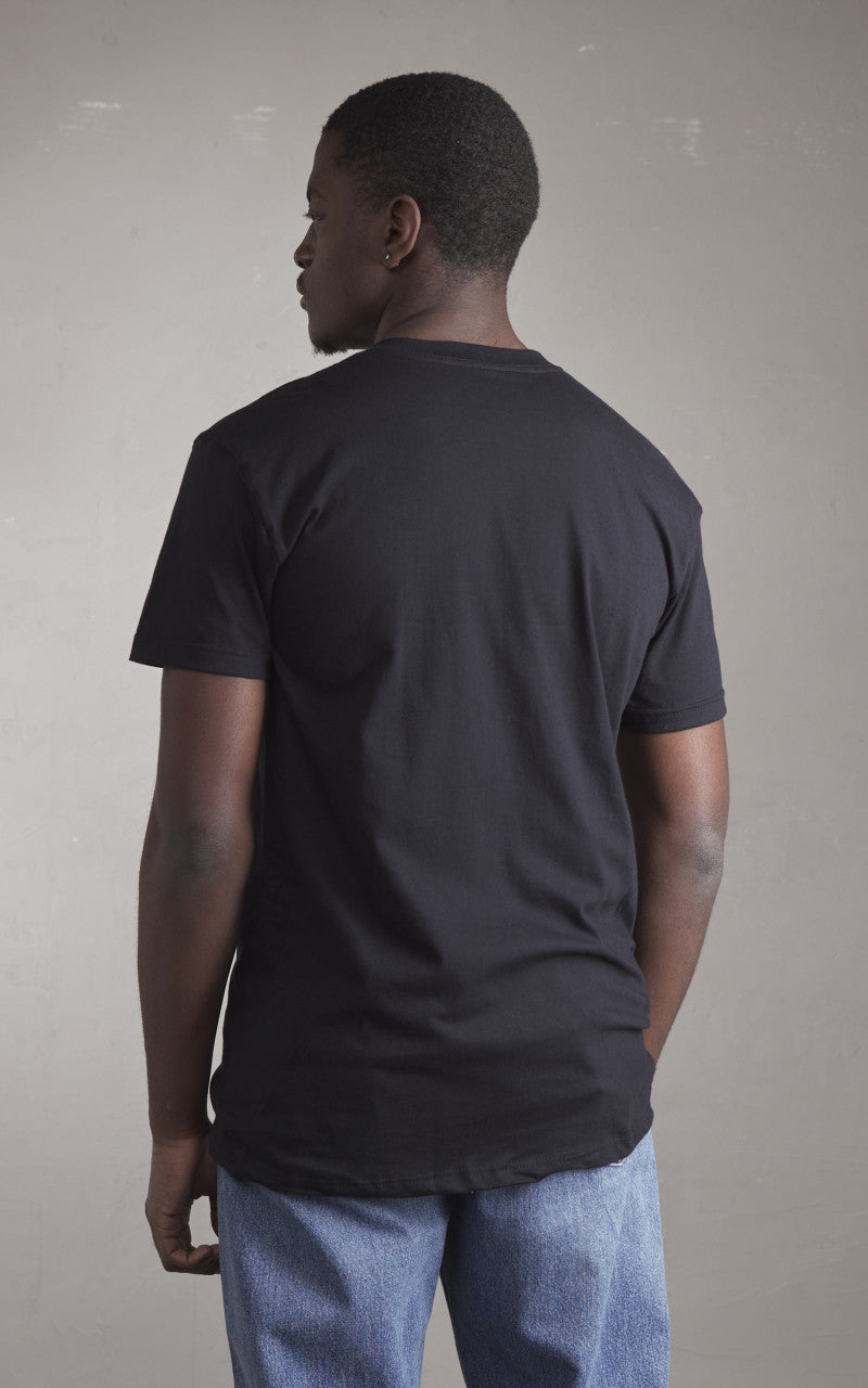 Naked & Famous Denim Circular Knit T-Shirt Black