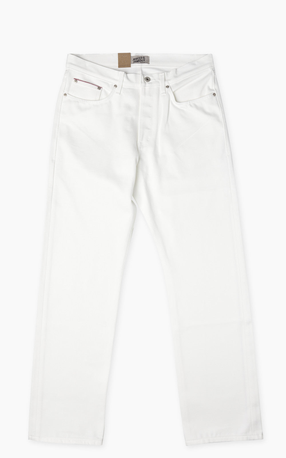 Naked & Famous Denim True Guy Iceberg Selvedge White 15oz