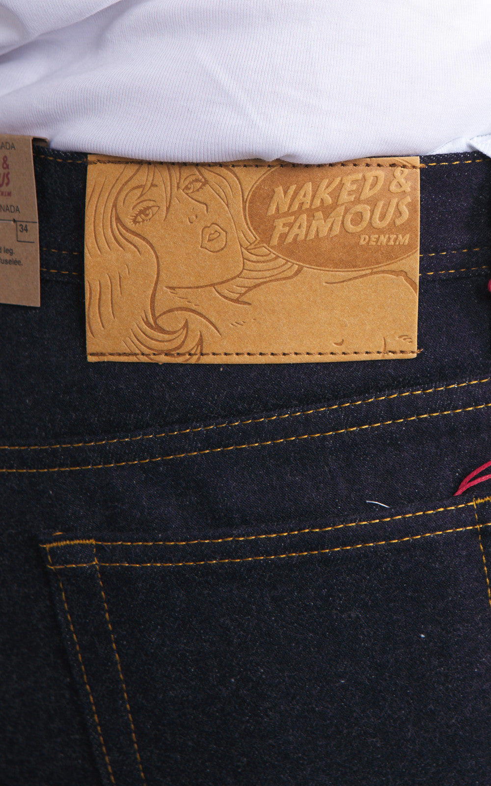 Naked & Famous Denim Weird Guy Sea Island Selvedge Indigo 12oz