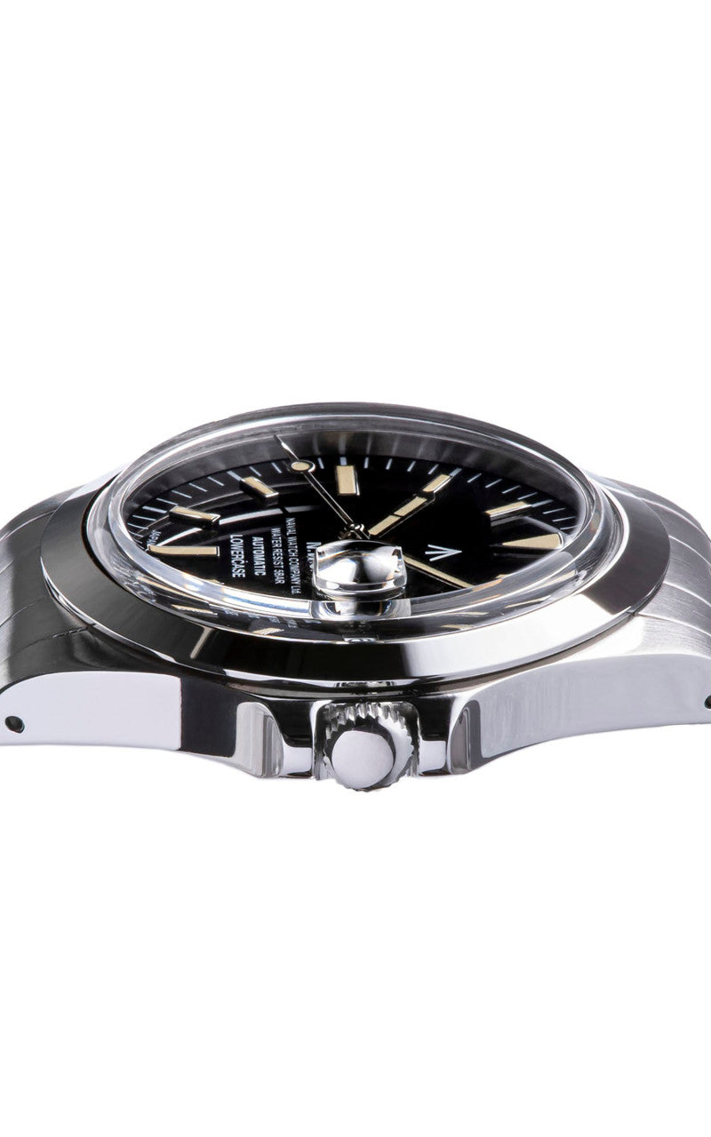 Naval Watch Company by LOWERCASE FRXA001 Black Dial Metal
