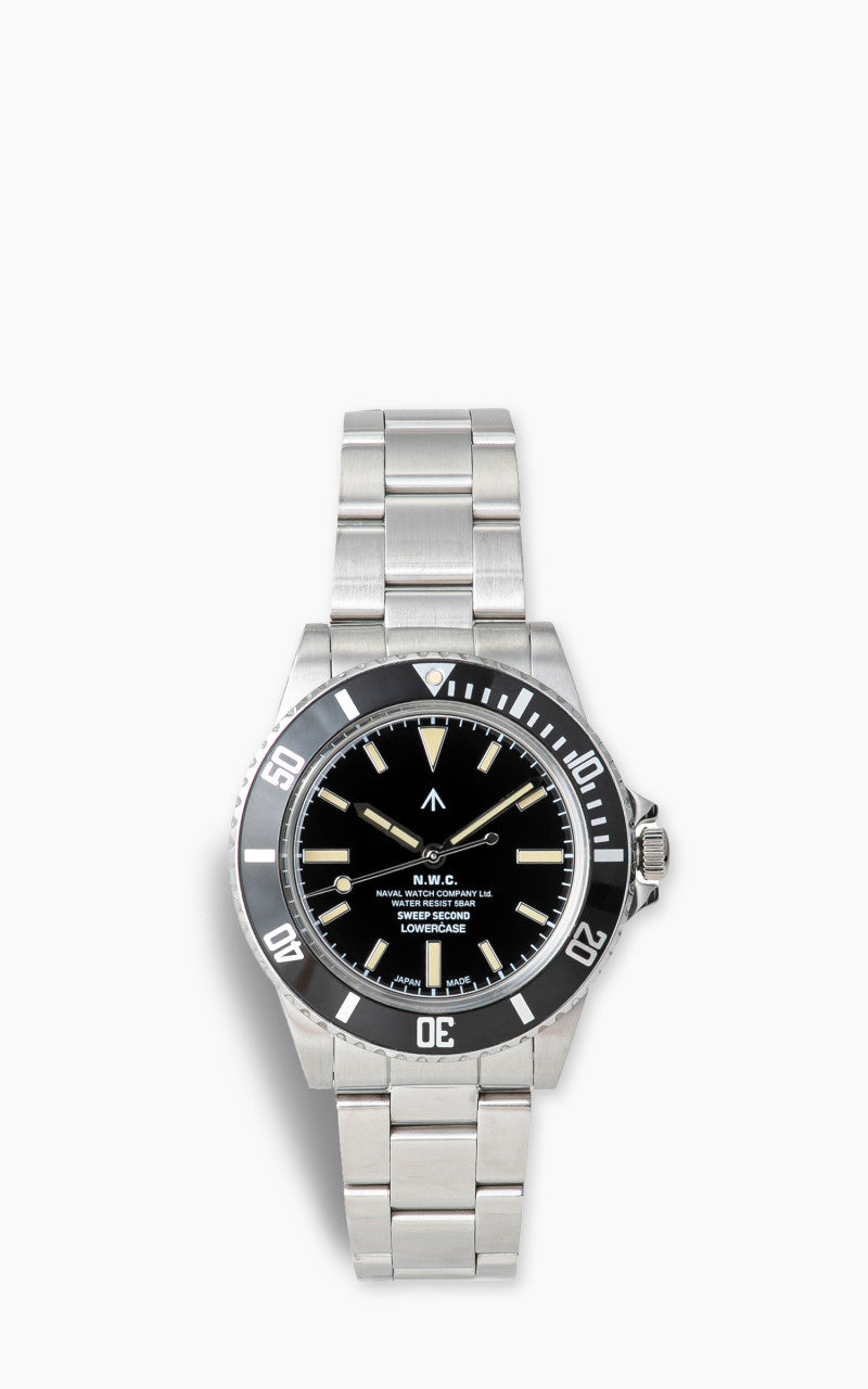 Naval Watch Company by LOWERCASE FRXE001 Sweep Second Black Dial Metal