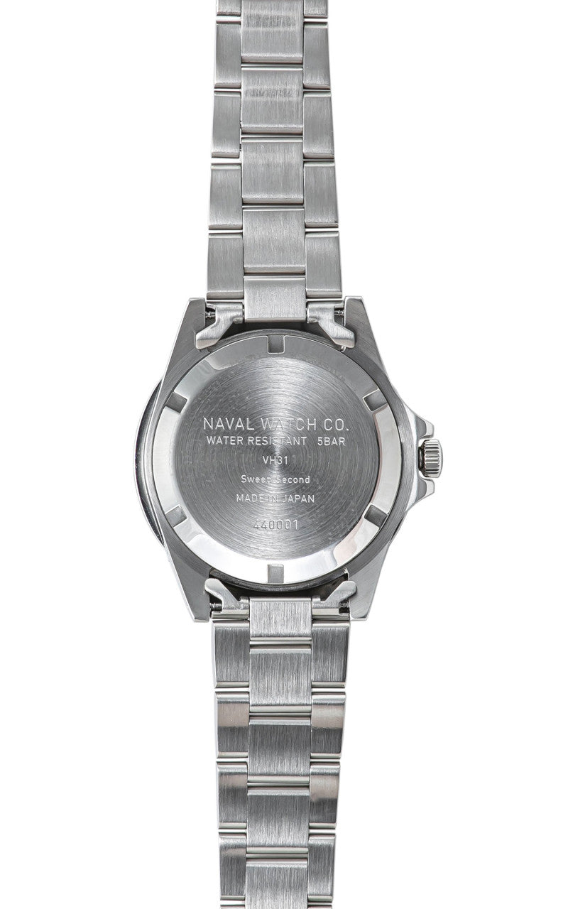 Naval Watch Company by LOWERCASE FRXE001 Sweep Second Black Dial Metal