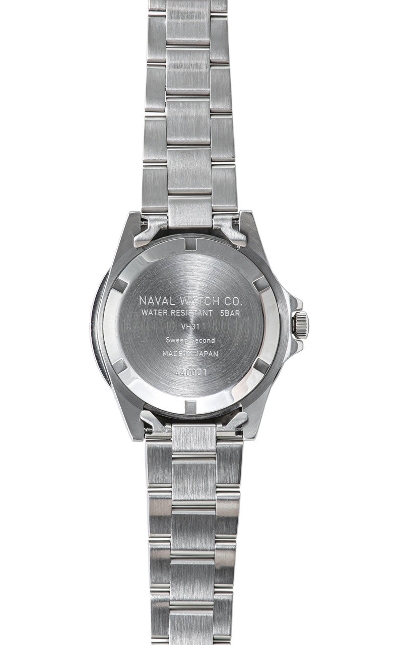 Naval Watch Company by LOWERCASE FRXE006 Sweep Second White Dial Metal