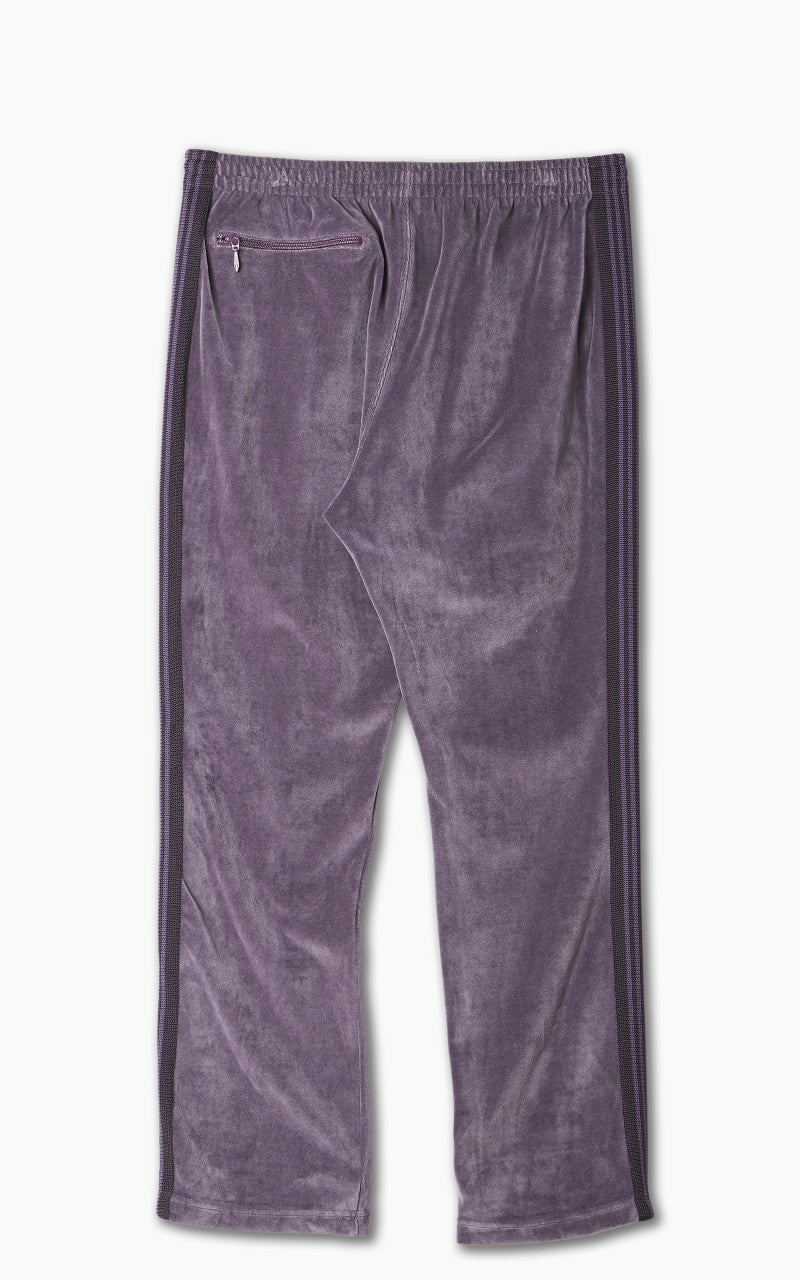 Needles Narrow Track Pant C/Pe Velour Purple