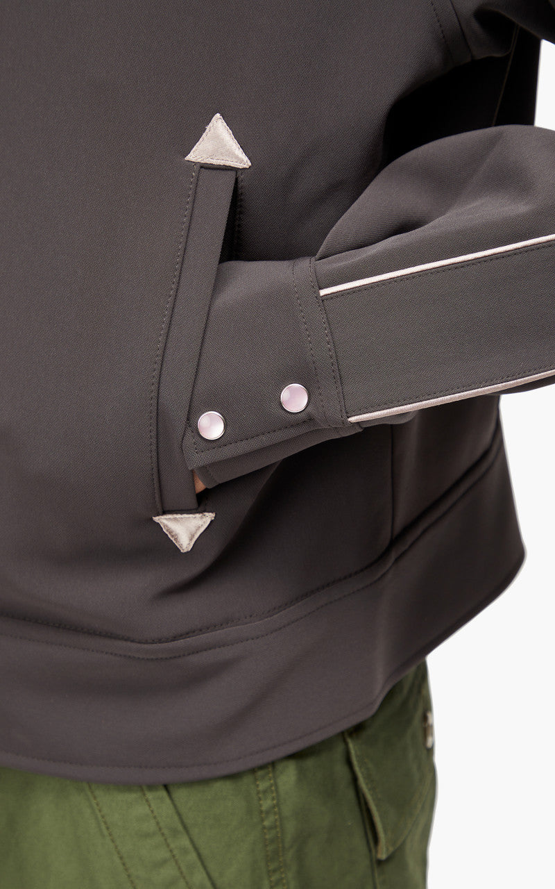 Needles Piping Cowboy Jacket Pe/Pu Double Cloth Charcoal