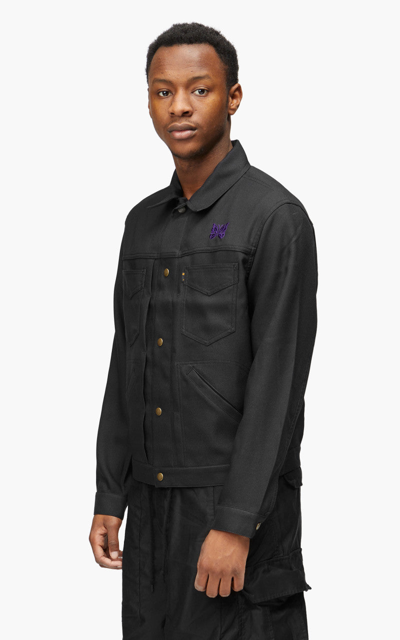 Needles Penny Jean Jacket Poly Twill Black