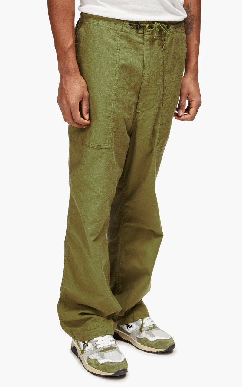 Needles String Fatigue Pant Back Sateen Olive