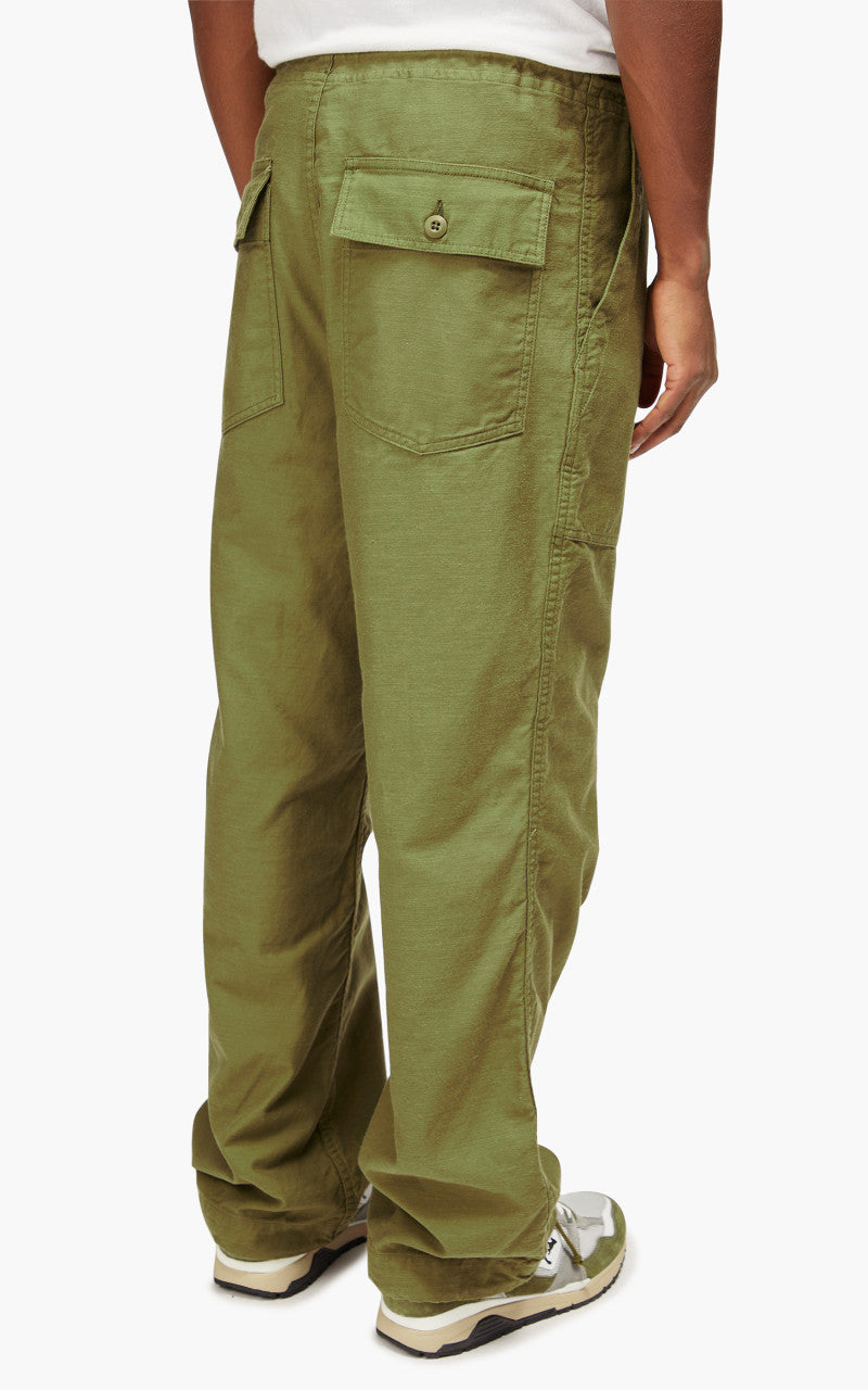 Needles String Fatigue Pant Back Sateen Olive