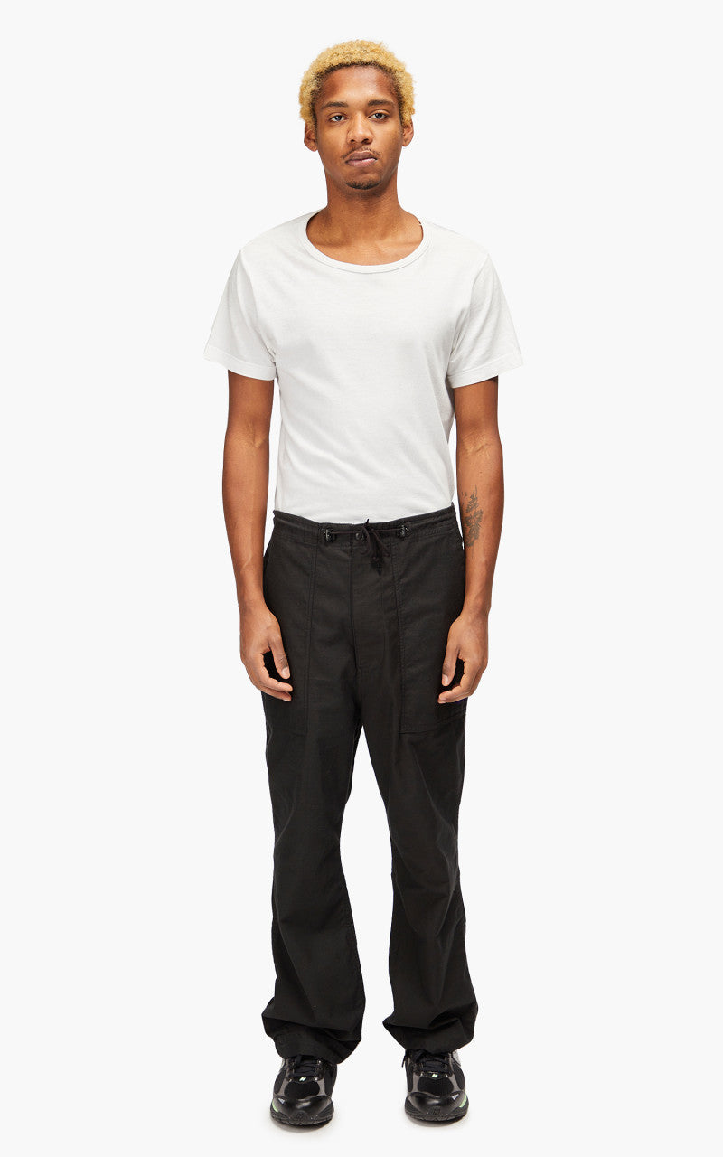 Needles String Fatigue Pant Back Sateen Black