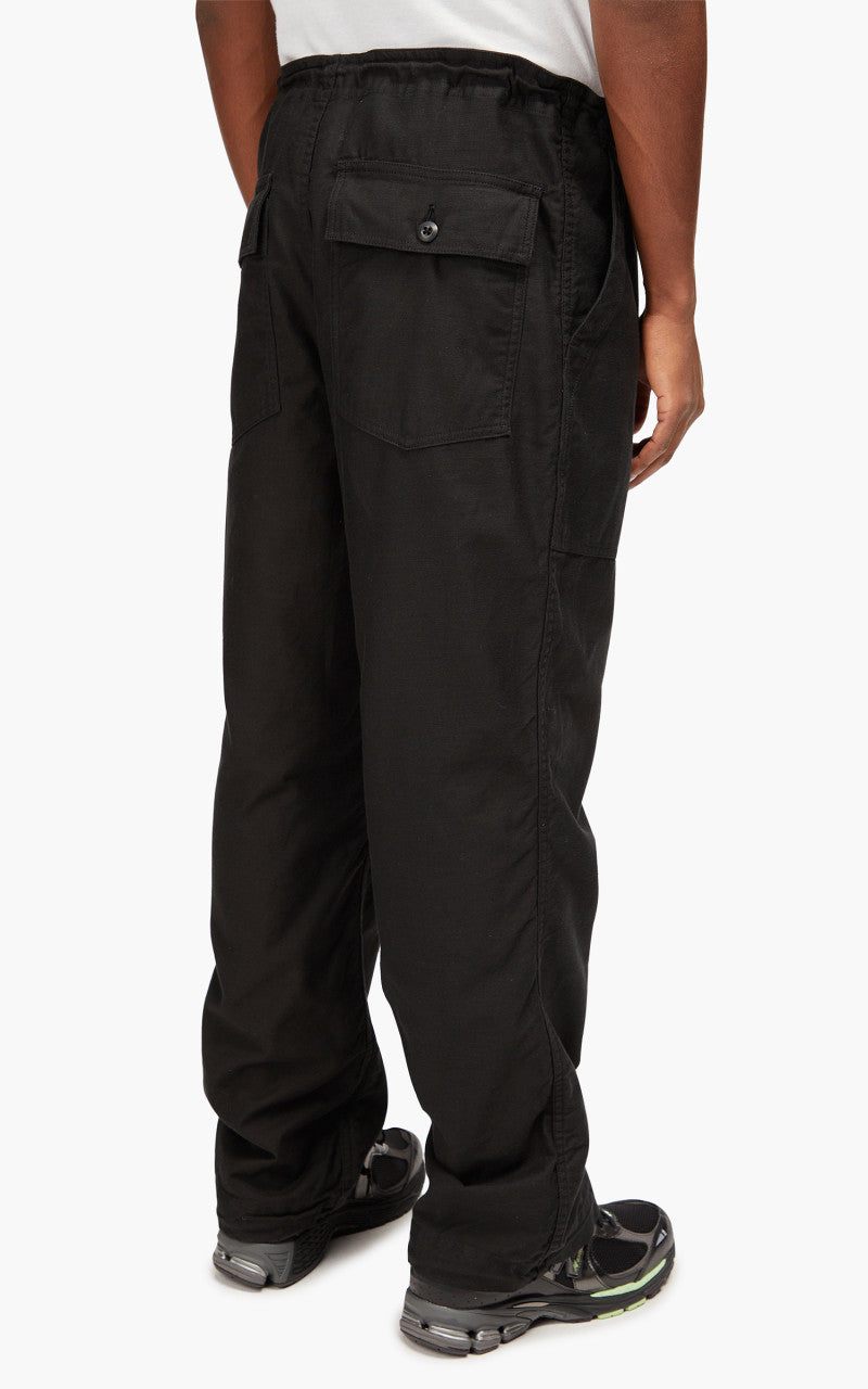 Needles String Fatigue Pant Back Sateen Black