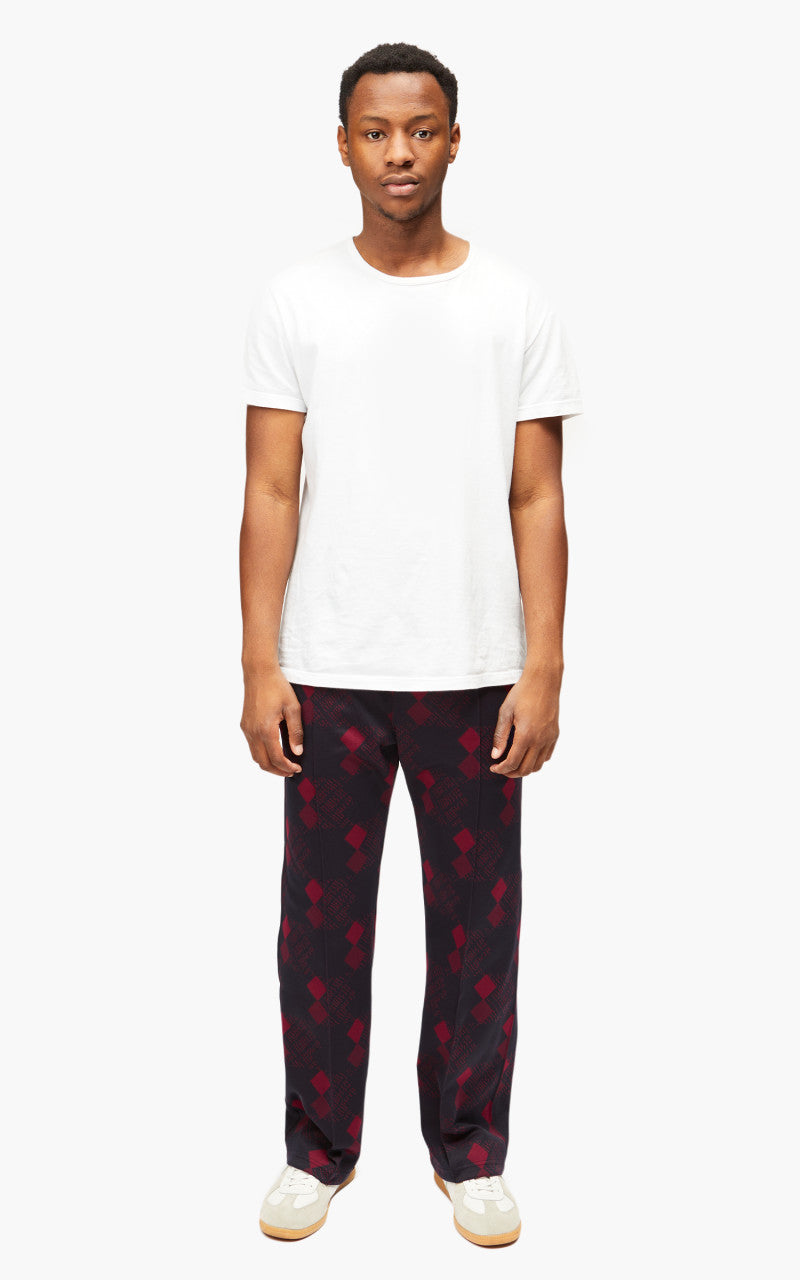 Needles Track Pant Poly Jacquard Navy