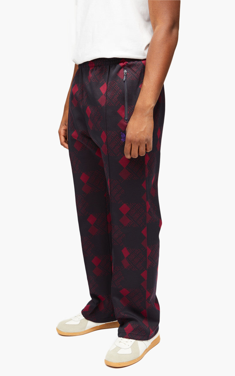 Needles Track Pant Poly Jacquard Navy