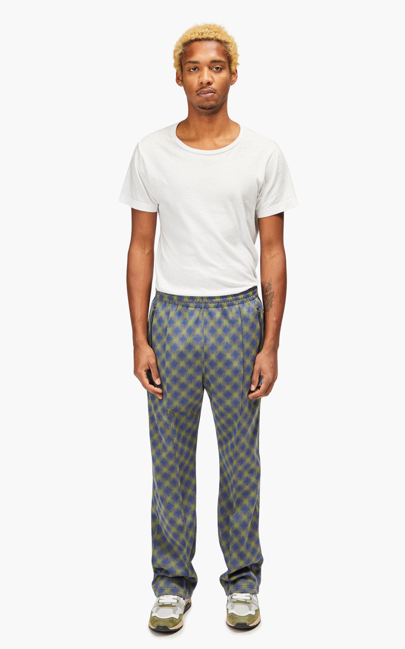 Needles Track Pant Poly Jq. Blue/Olive