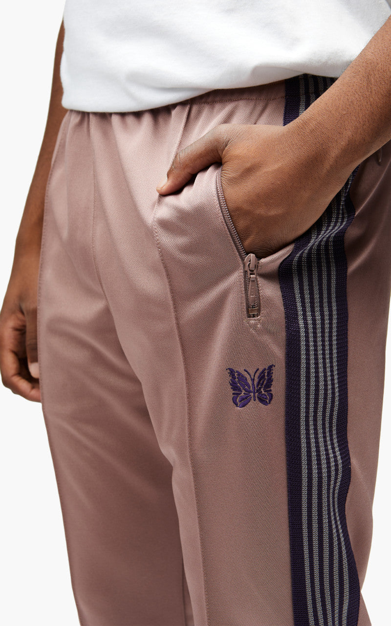 Needles Narrow Track Pant Poly Smooth Taupe