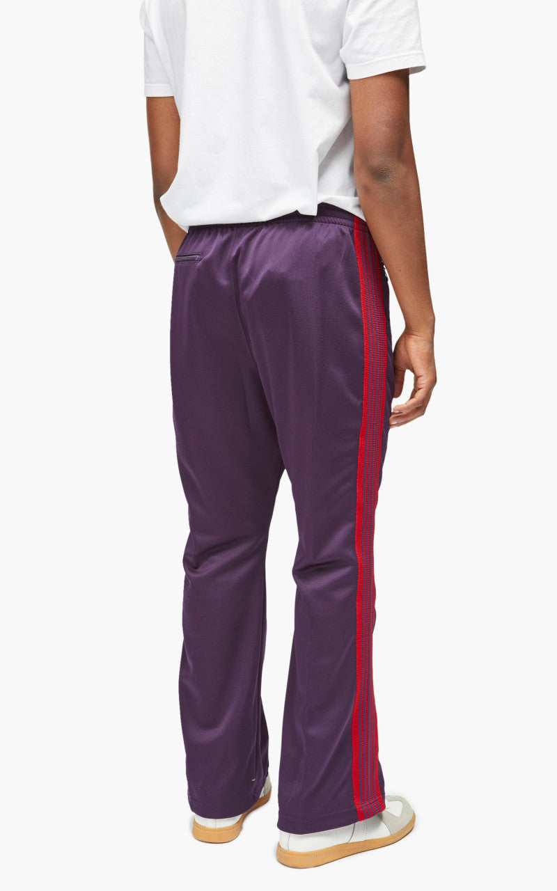 Needles Boot-Cut Track Pant Poly Smooth Dark Purple