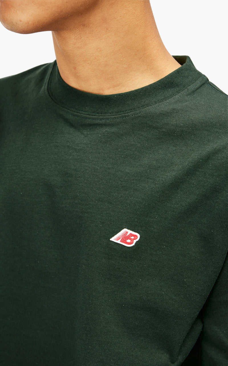 New Balance Core Long Sleeve T-Shirt "Made in USA" Midnight Green