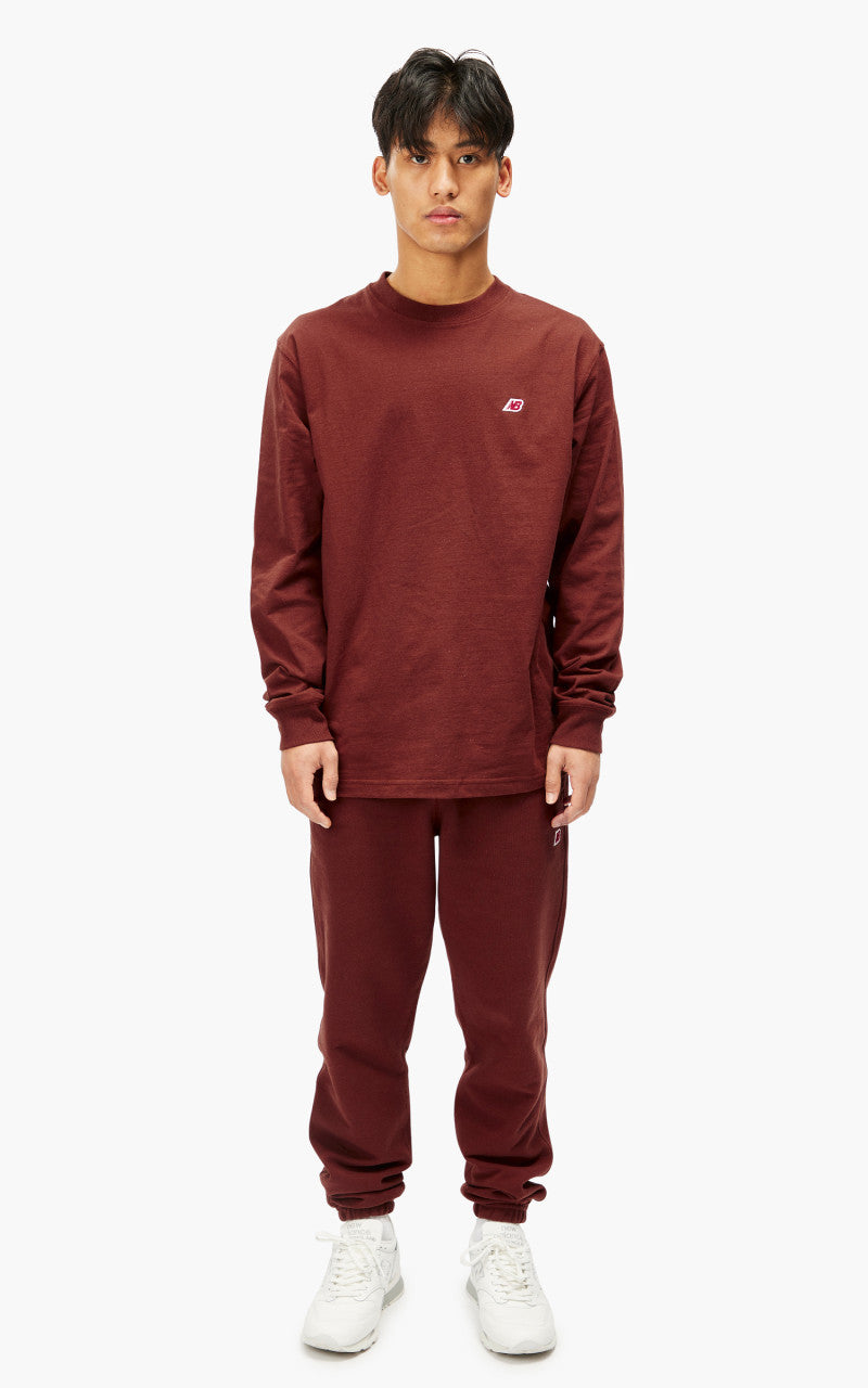 New Balance Core Long Sleeve T-Shirt "Made in USA" Rich Oak