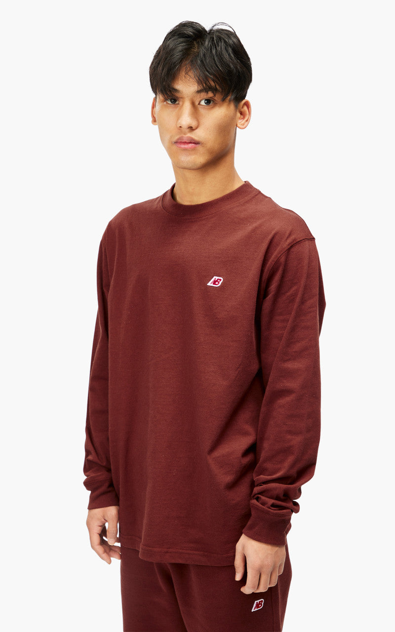 New Balance Core Long Sleeve T-Shirt "Made in USA" Rich Oak