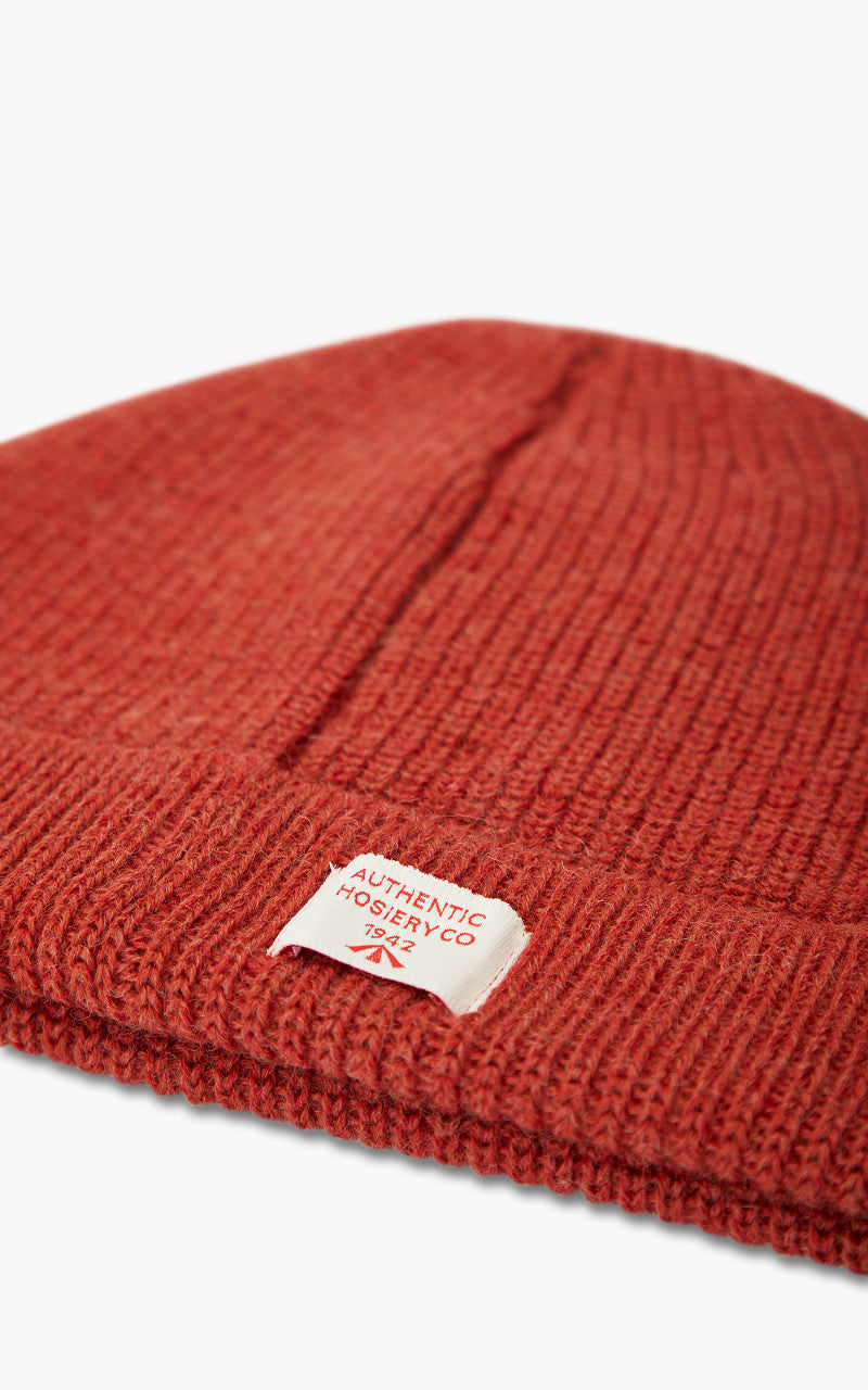 Nigel Cabourn Solid Beanie Wool Orange