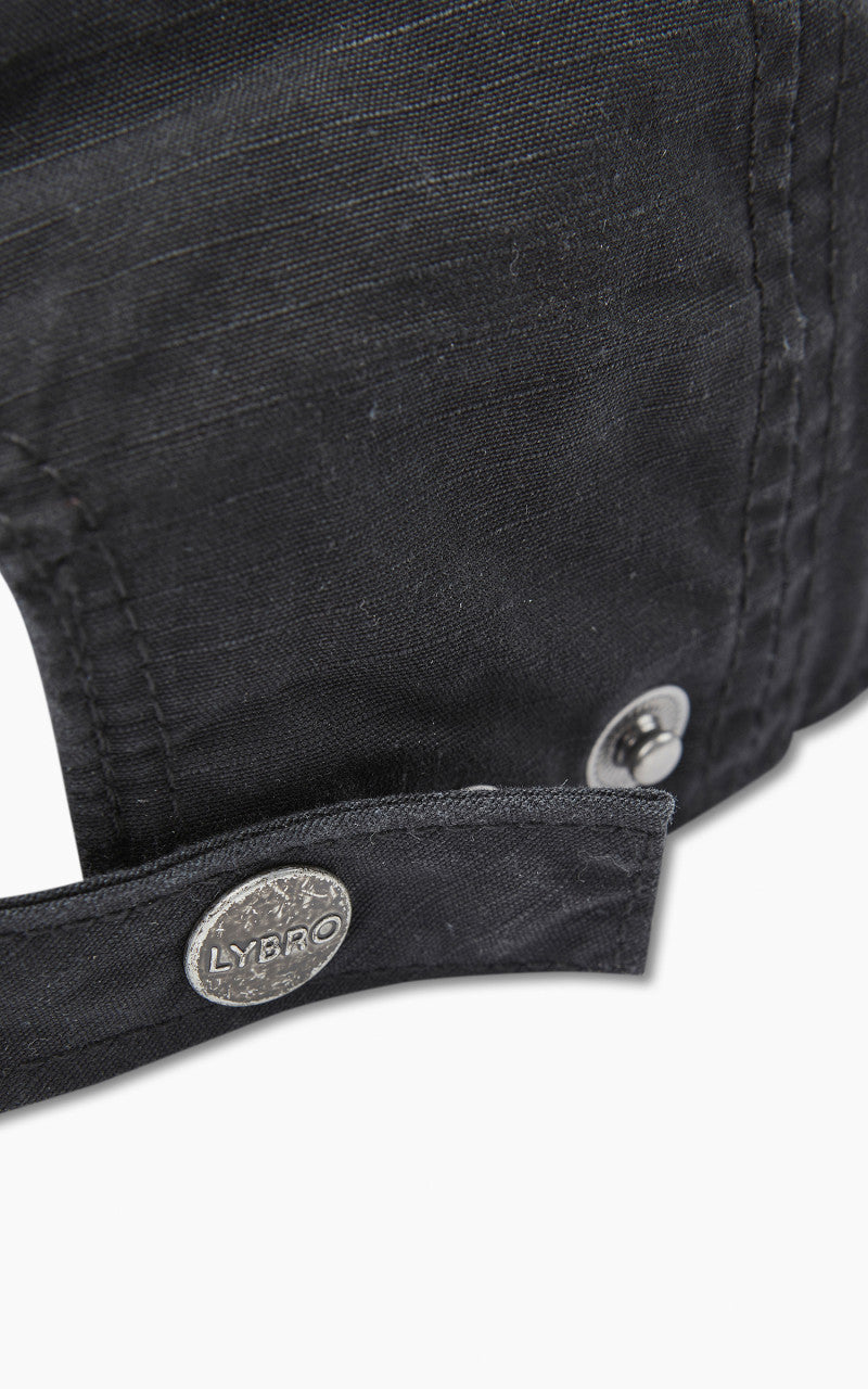 Nigel Cabourn Mechanics Cap Cotton Ripstop Black