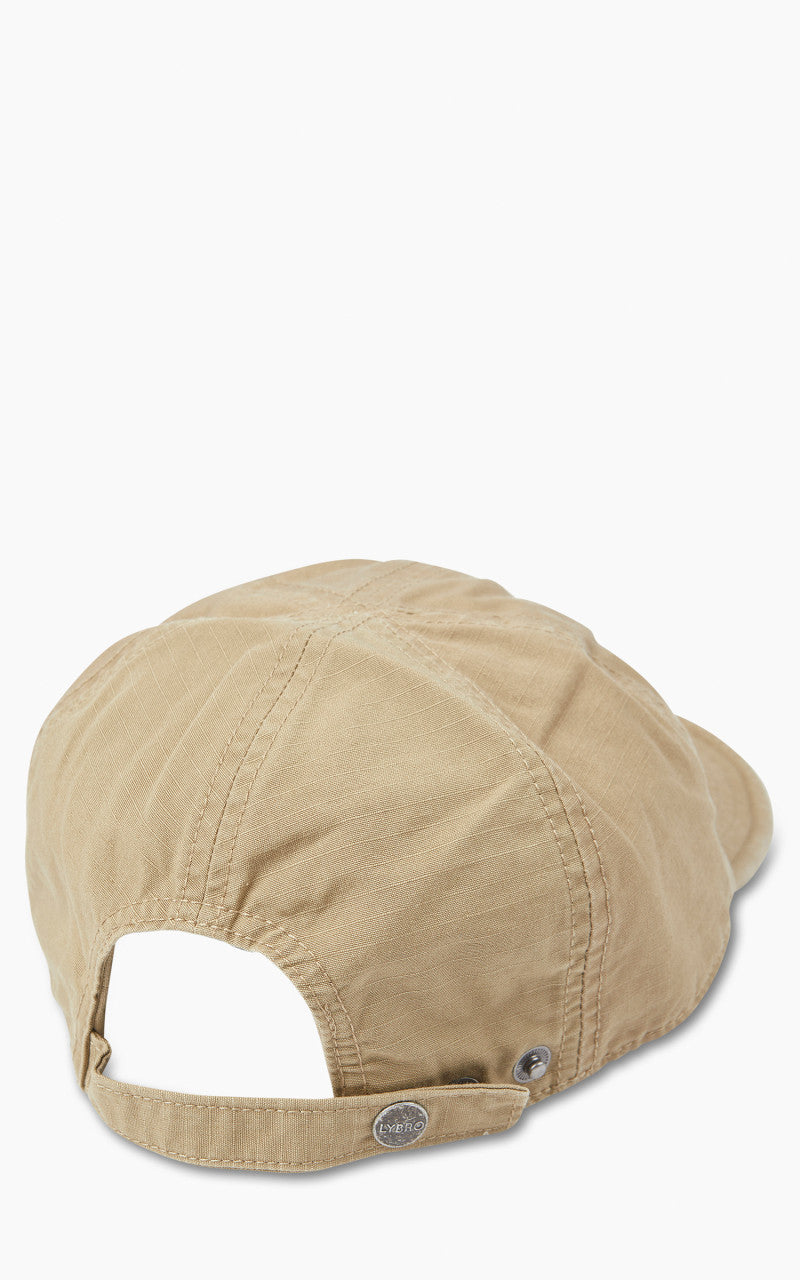 Nigel Cabourn Mechanics Cap Cotton Ripstop Tan