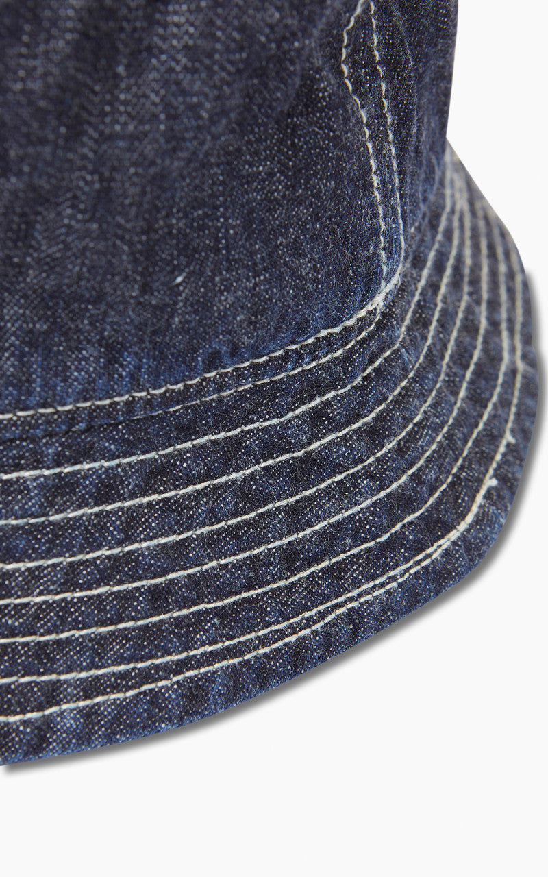 Nigel Cabourn Bucket Hat Denim Indigo