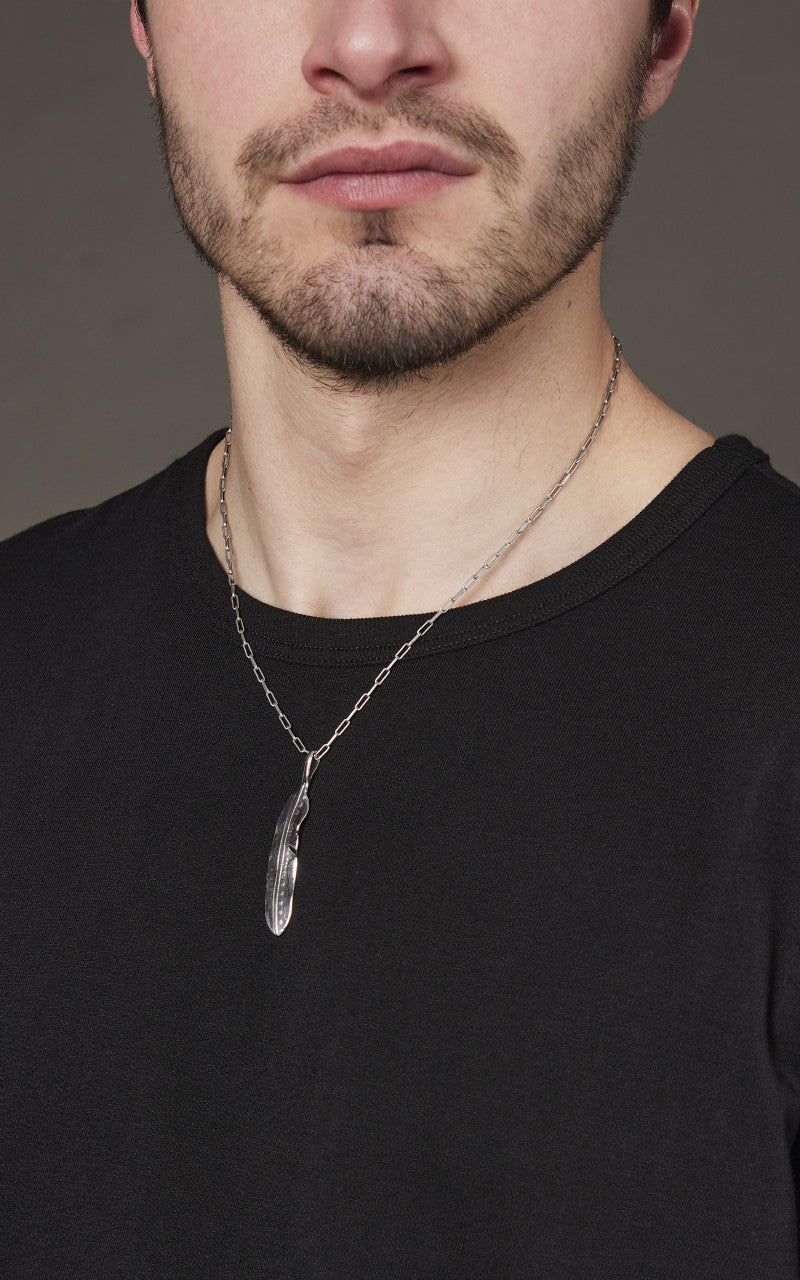 North Works N-530 Necklace 925 Silver Liberty Feather