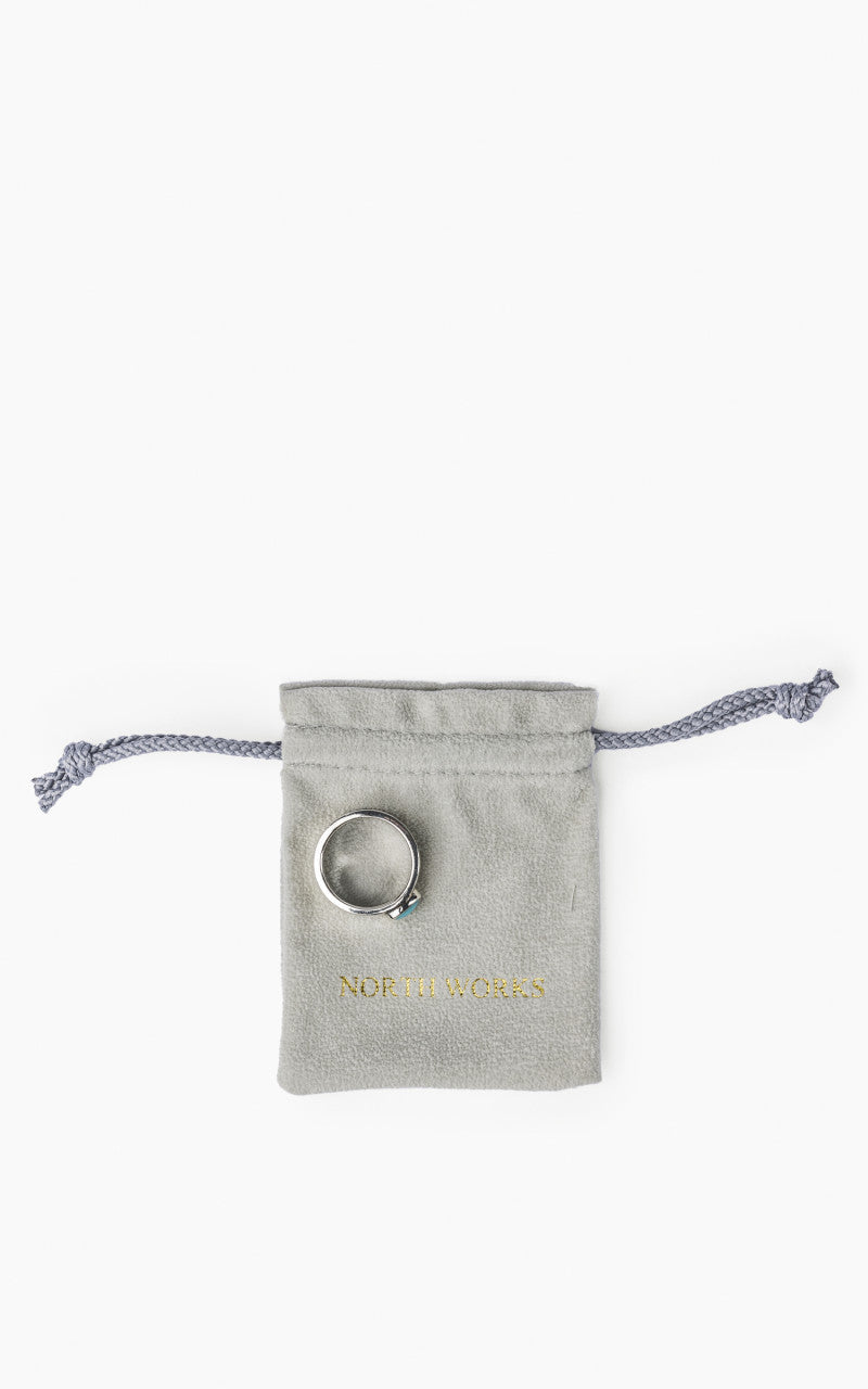 North Works W-027 Ring Turquoise 900 Silver