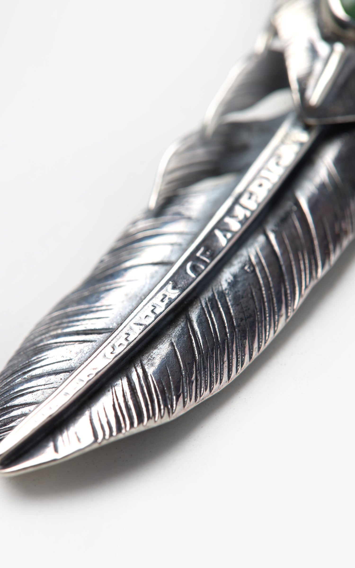 North Works x CULTIZM Necklace 925 Silver Liberty Feather Turquoise