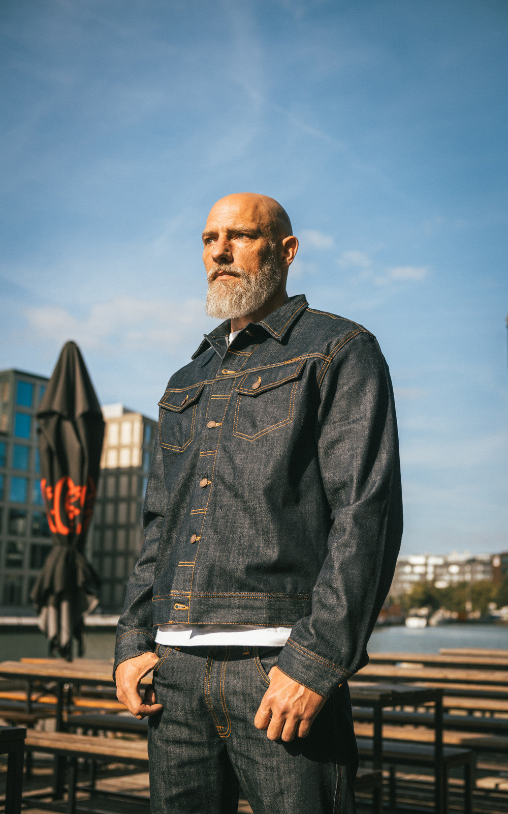 Nudie Jeans Conny Denim Jacket Dry Streaky