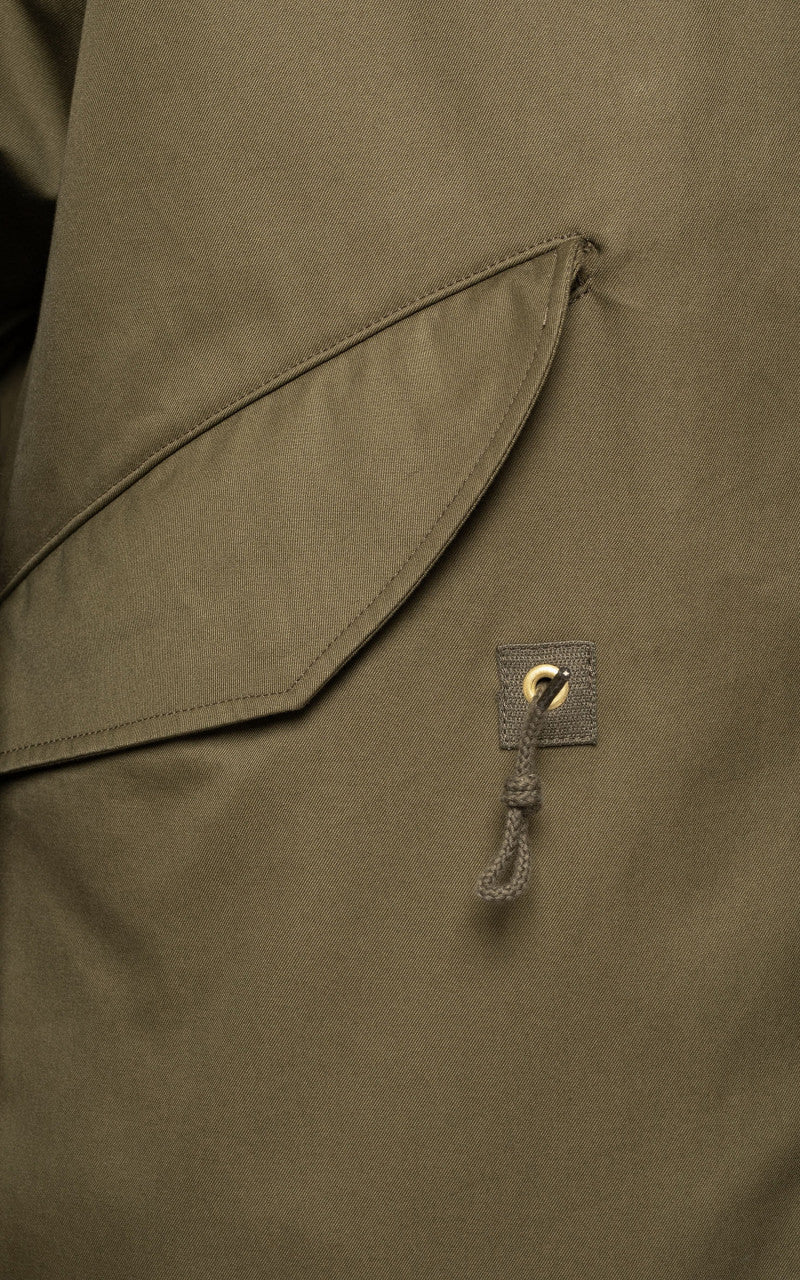 Nudie Jeans Christian Parka Faded Green