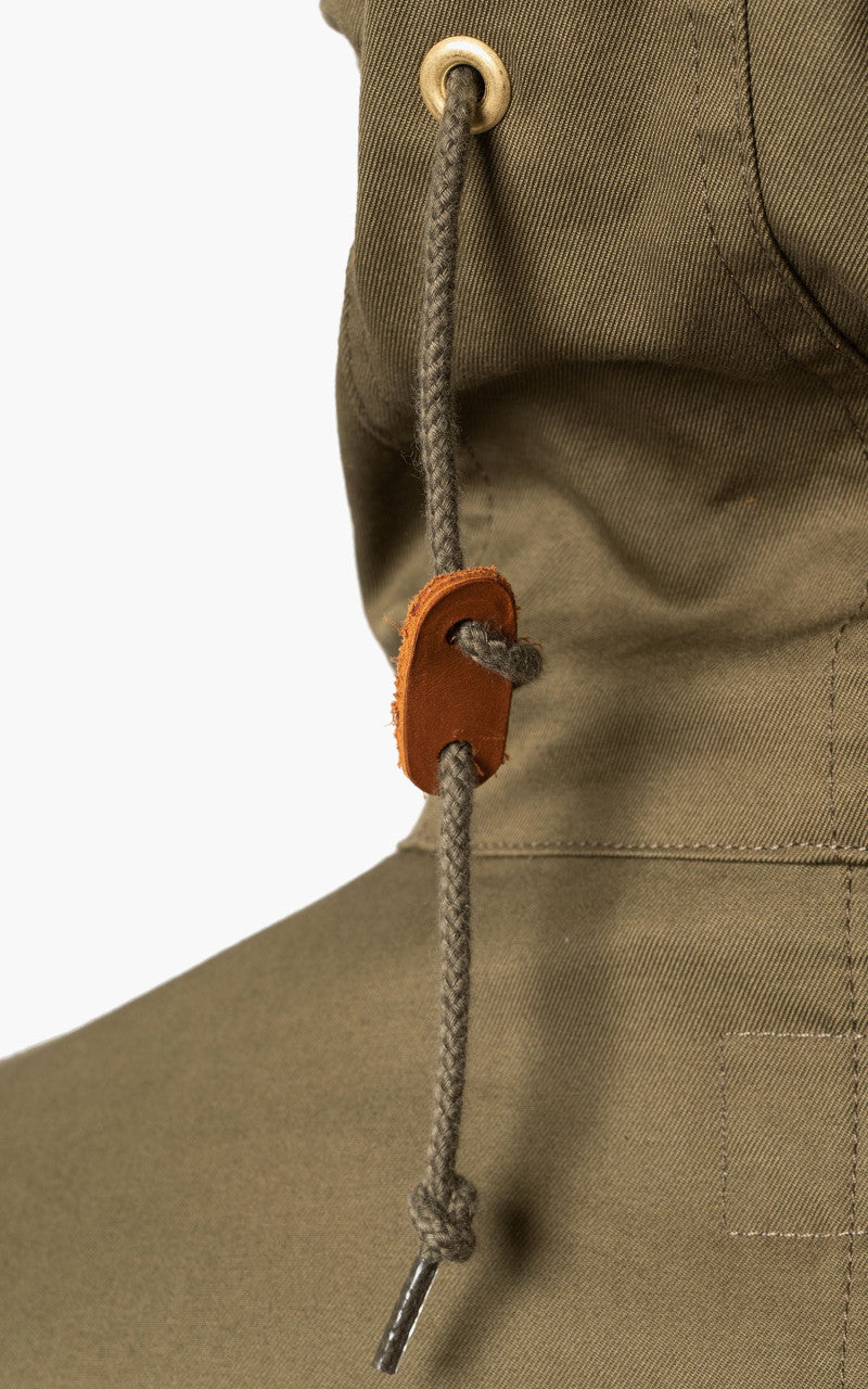 Nudie Jeans Christian Parka Faded Green