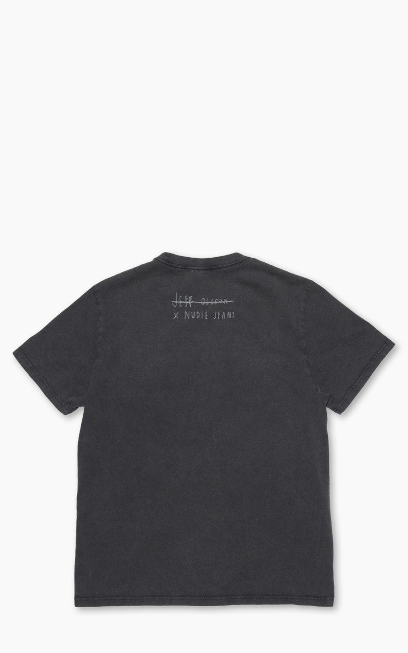 Nudie Jeans x Jeff Olsson Roy Bad Breath T-Shirt Faded Black