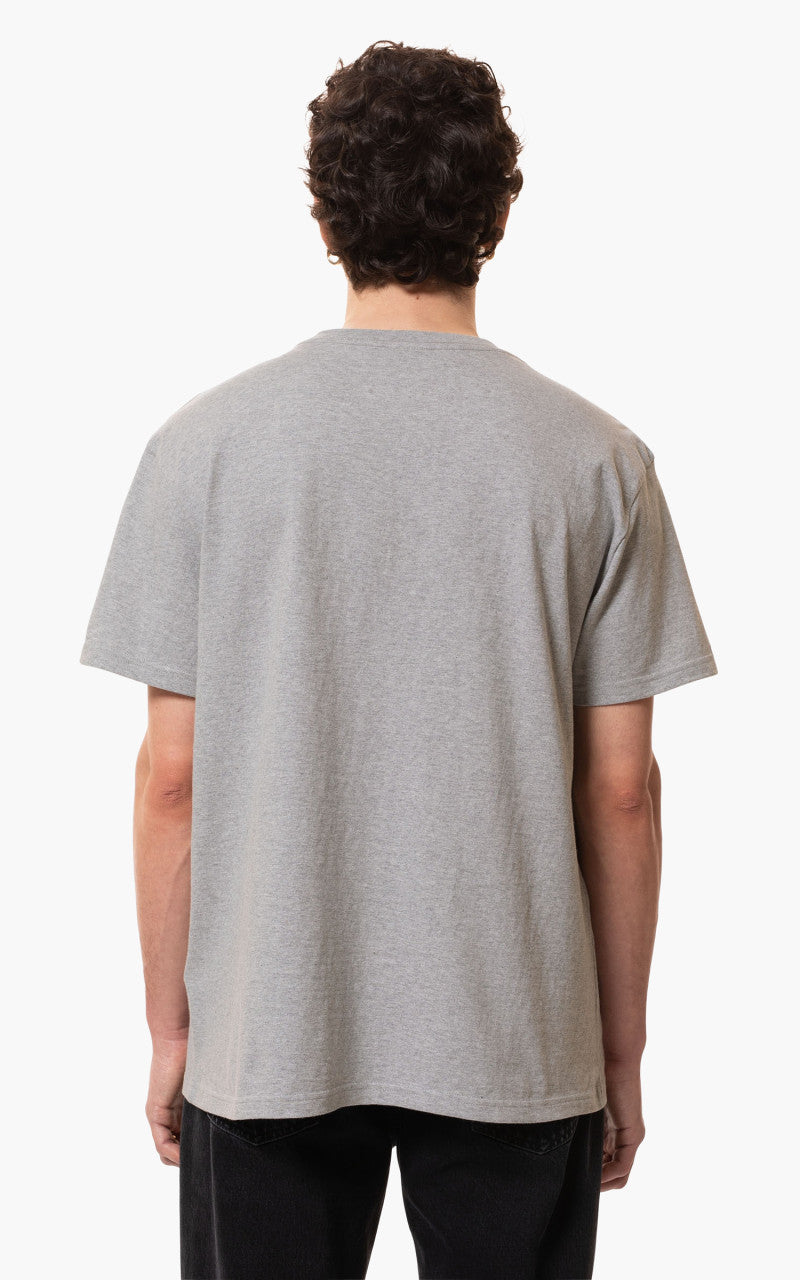 Nudie Jeans Leffe Pocket Tee Greymelange